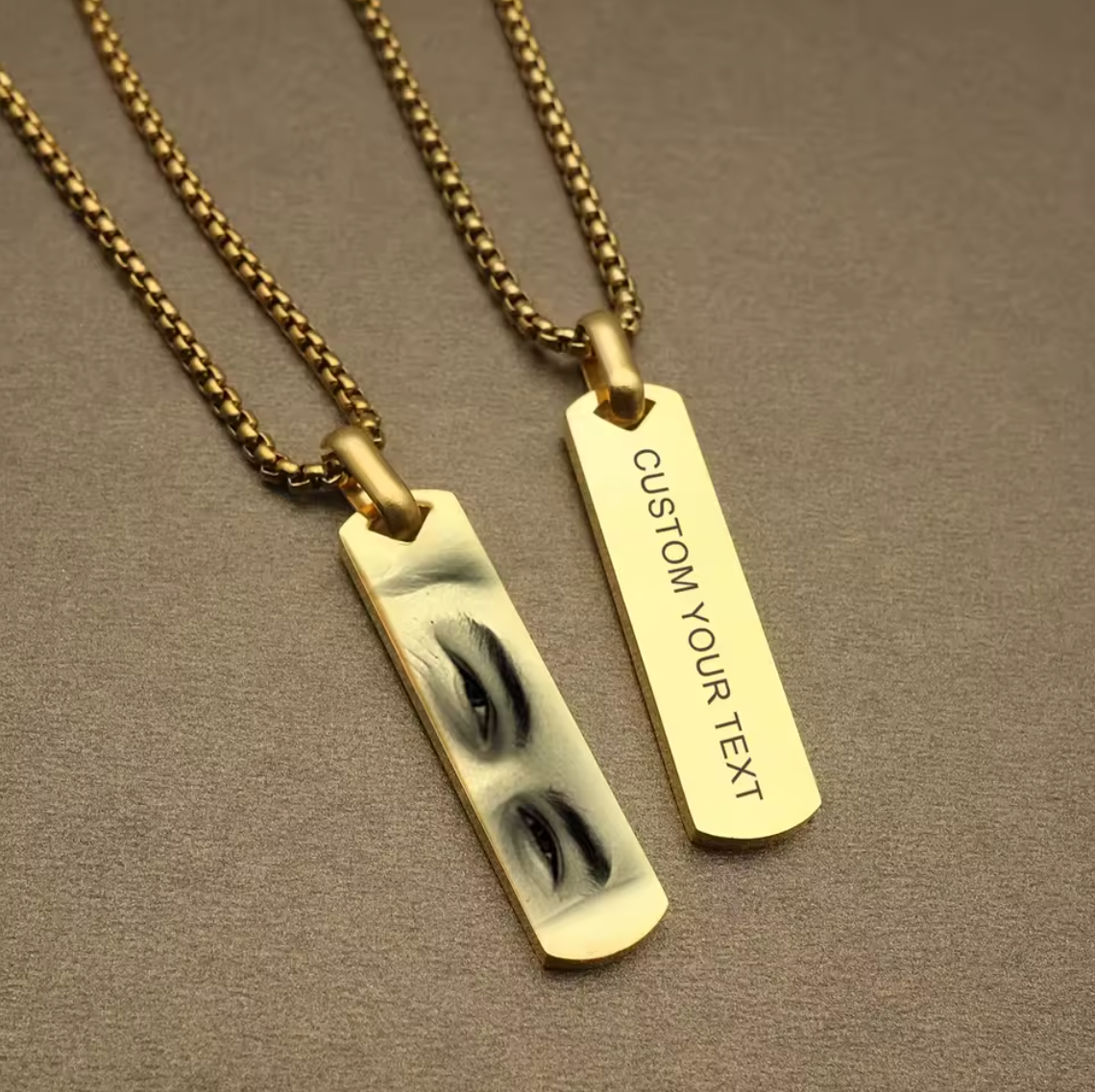 Personalized Eye Necklace