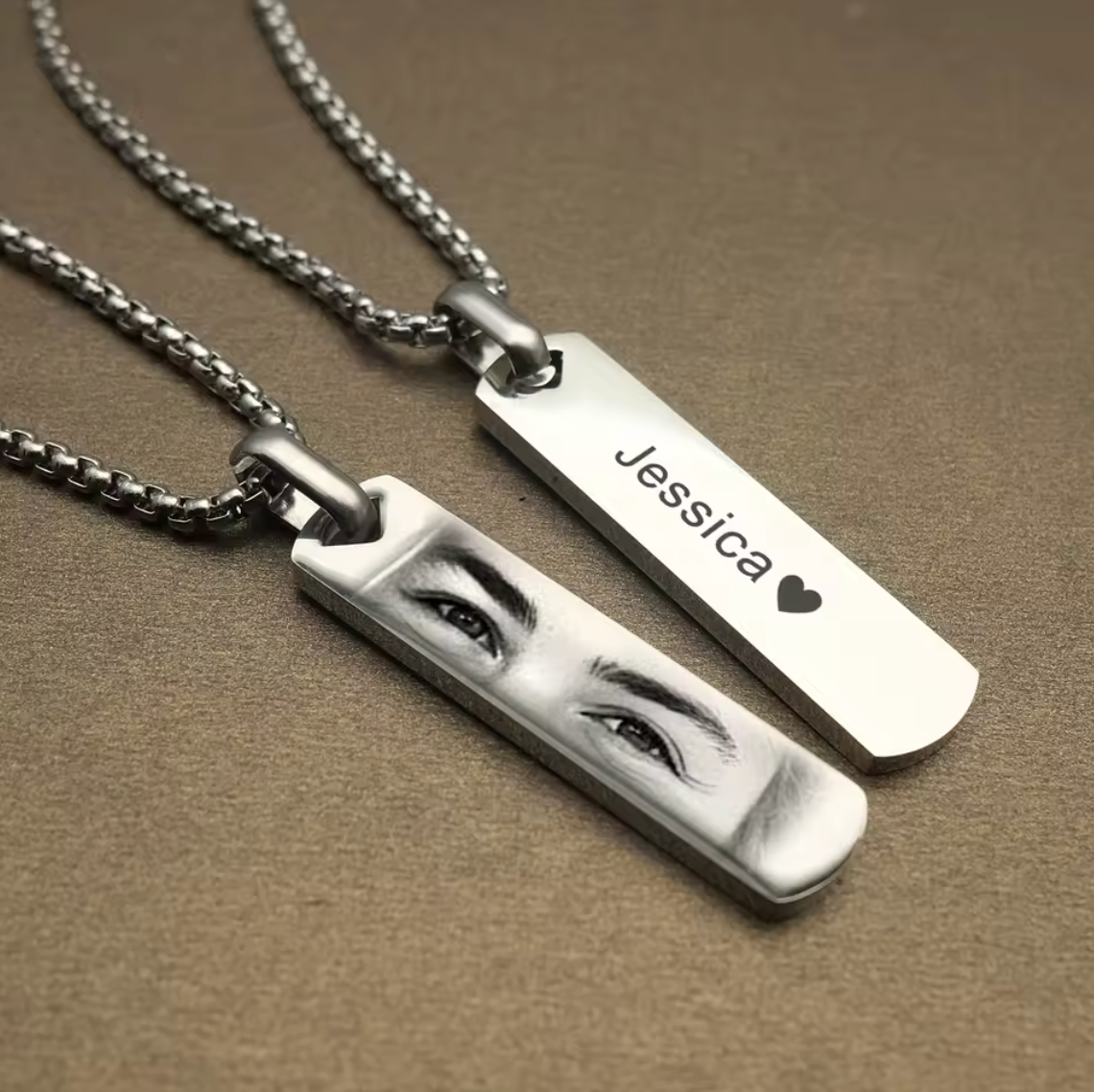 Gepersonaliseerde oogketting