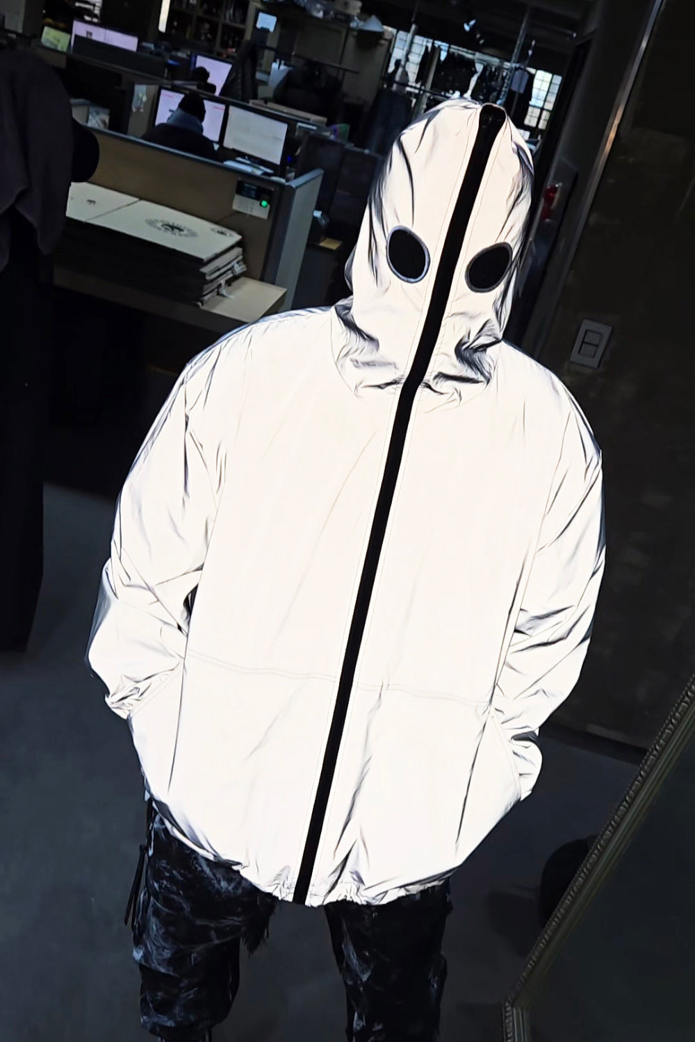 Übergroßer Hoodie