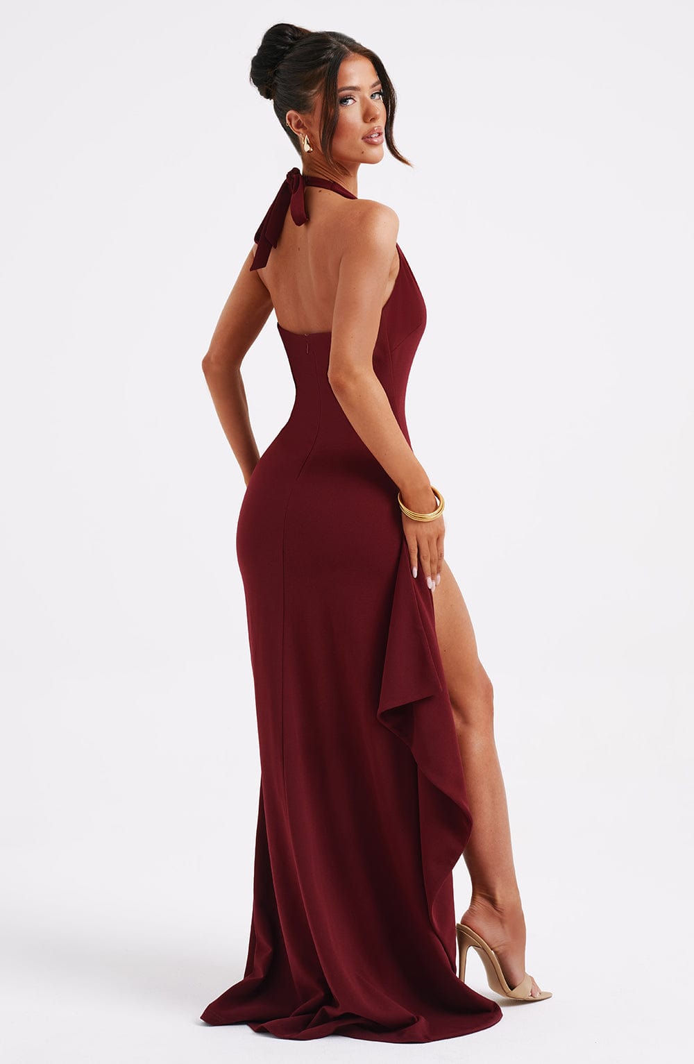 Elegante maxi -jurk