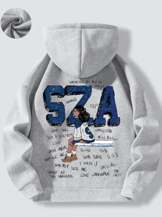 SZA unisex sudadera con capucha