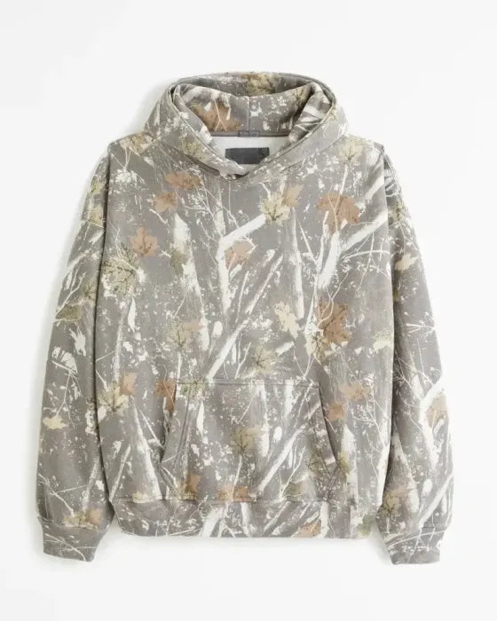 Sudadera con capucha de camuflaje