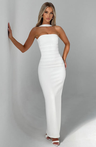 Pure elegantie maxi -jurk